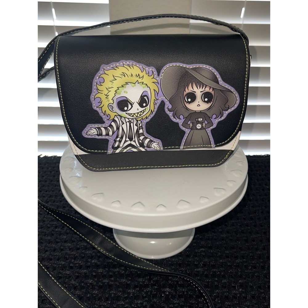Loungefly Beetlejuice Lydia Chibi Duo Crossbody Purse